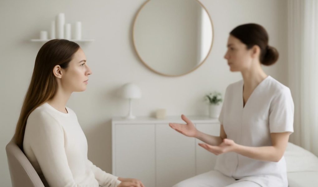 salon-esthetique-client-profil-lumiere-douce