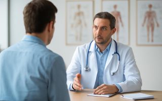 medecin-patient-cabinet-moderne-affiches-anatomie