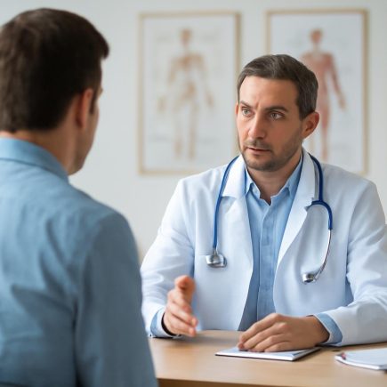 medecin-patient-cabinet-moderne-affiches-anatomie