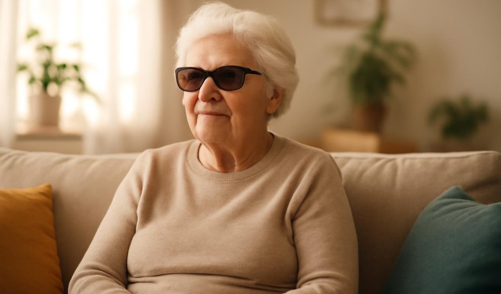 personne-agee-canape-lunettes-soleil