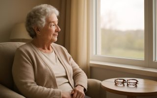 personne-agee-salon-lumineux-lunettes-fenetre