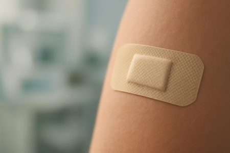 pansement-peau-arriere-plan-medical