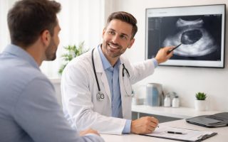 medecin-blouse-patient-echographie-cabinet