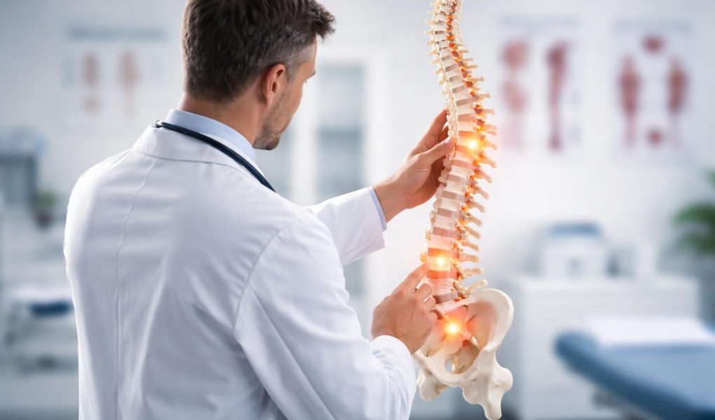 medecin-blouse-colonne-vertebrale-illustree
